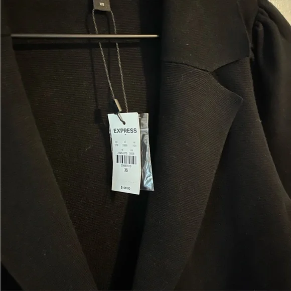 Express puff sleeve sweater blazer - Picture 2 of 4
